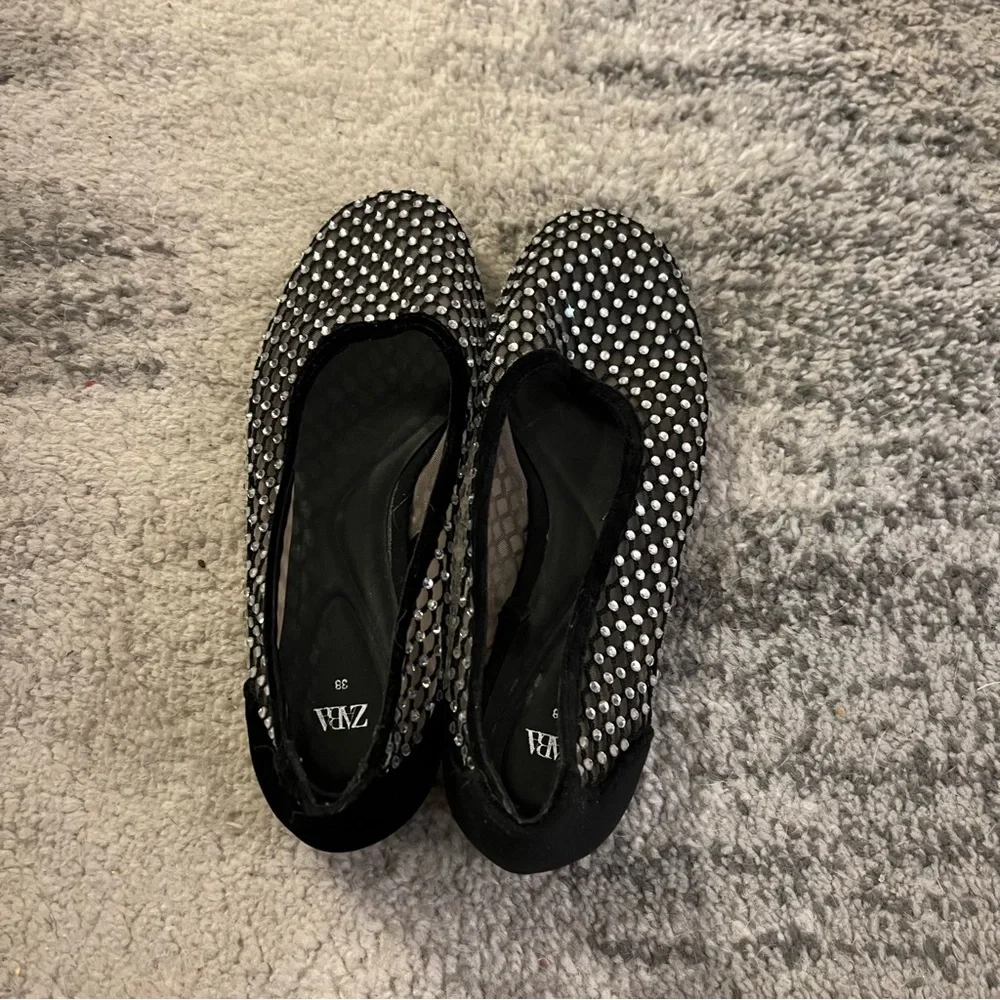 Zara Mesh Flats - Picture 3 of 7
